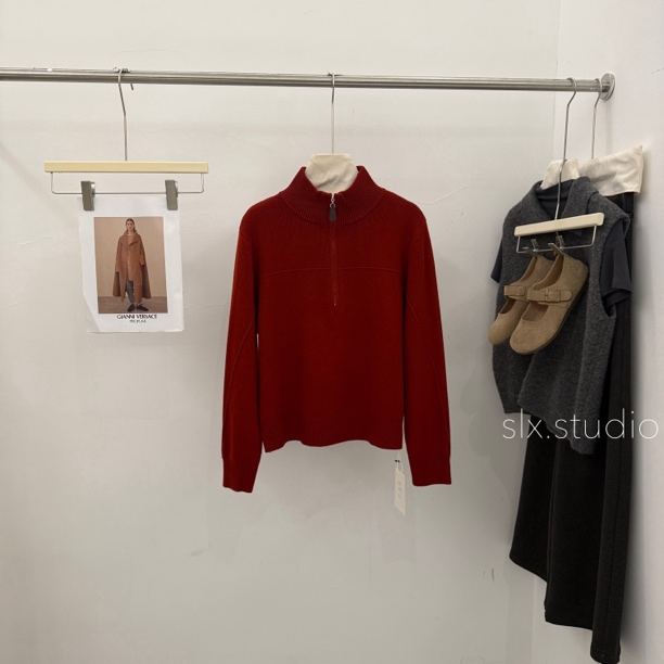 slx@ 9918 拉链毛衣