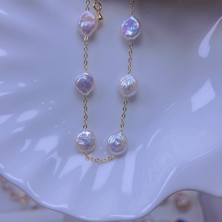 淡水珍珠手绳合金