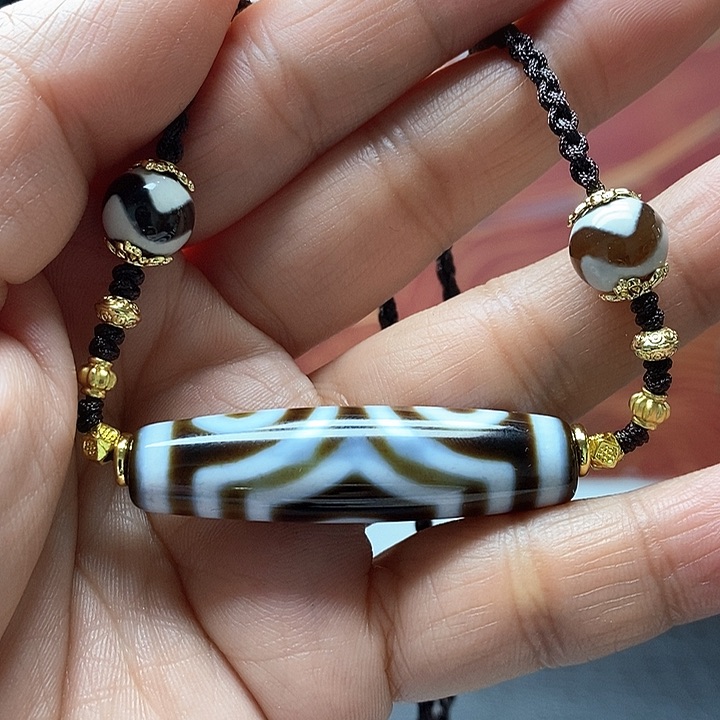 玛瑙/玉髓颈饰合金