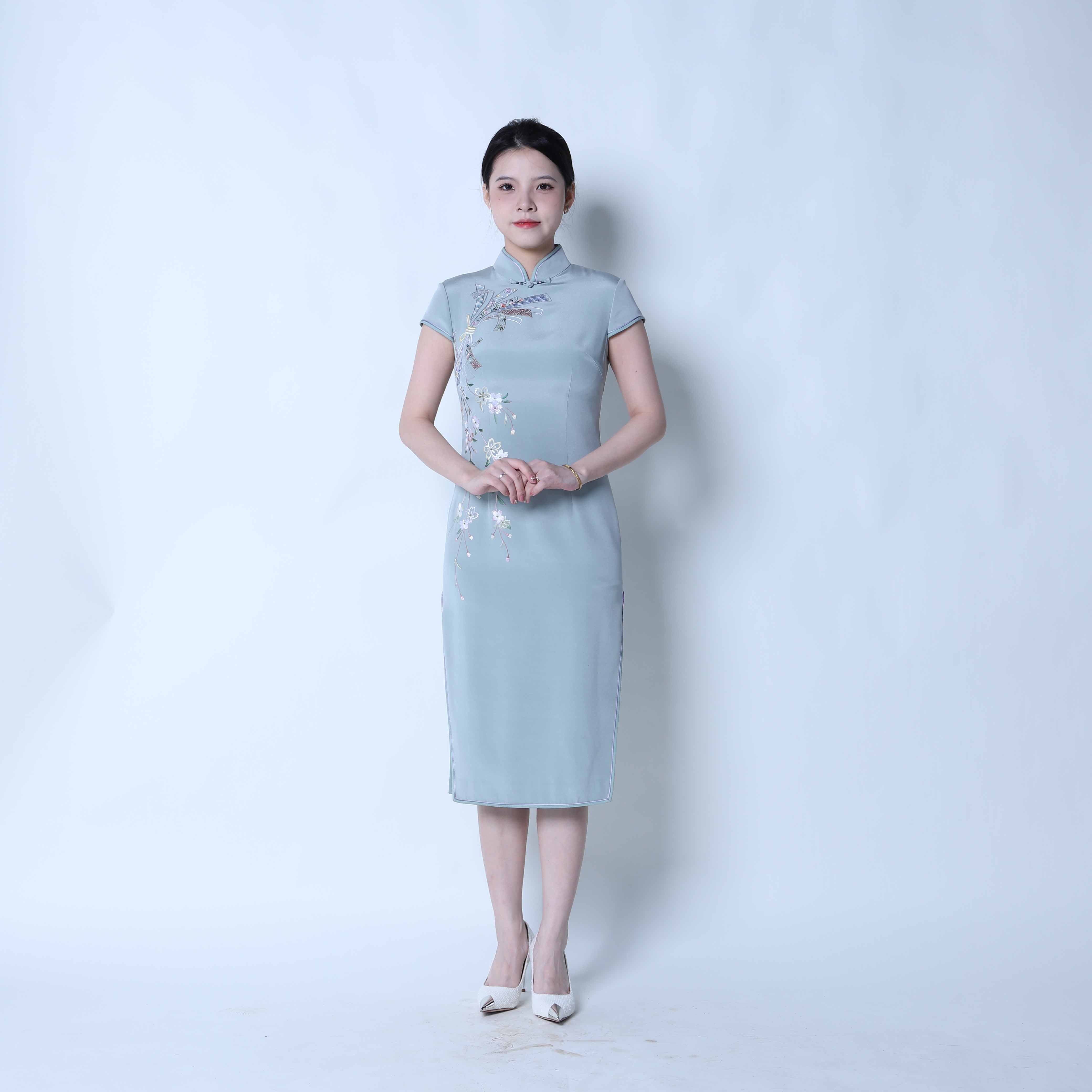 秀色如画  旗袍  17261034-1166