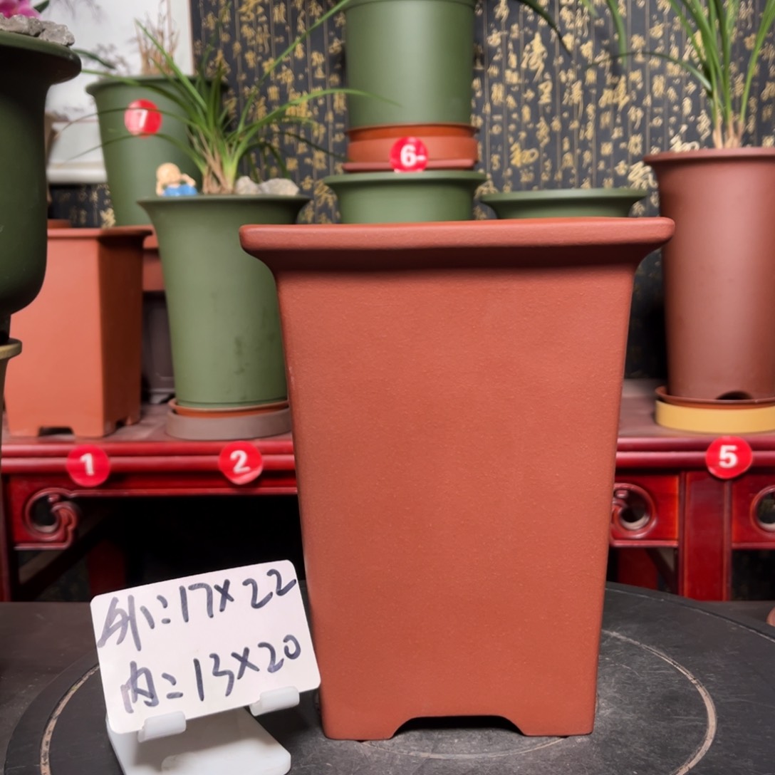 紫砂花盆紫砂花盆