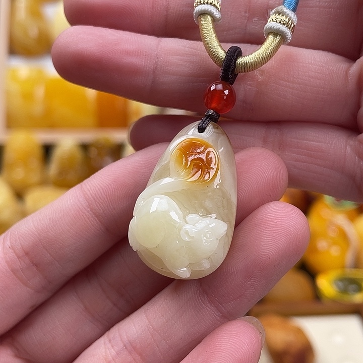 未镶嵌颈饰蜜蜡蜜蜡