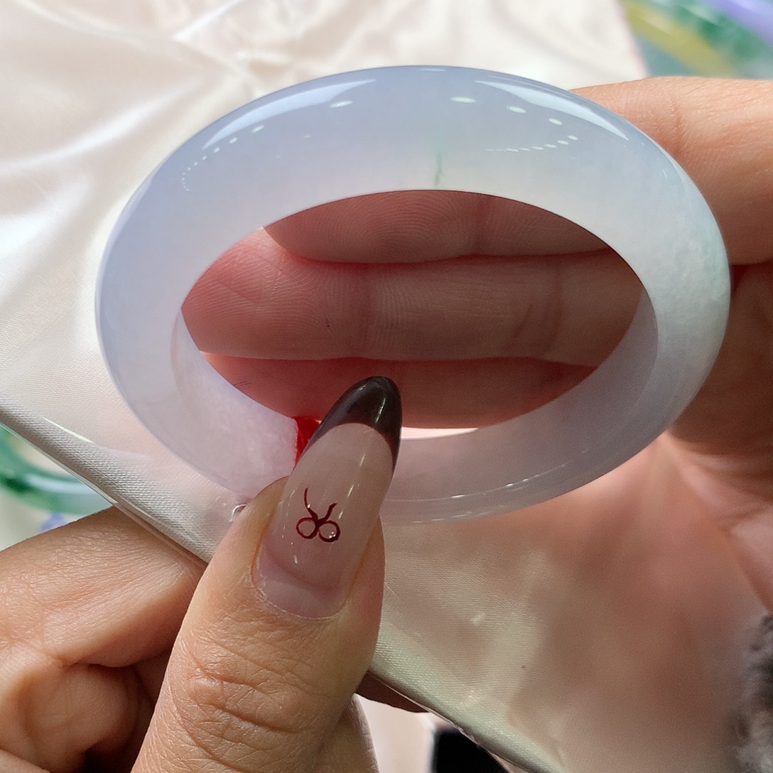 翡翠未镶嵌手镯19号