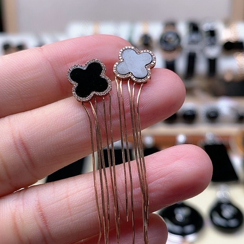 【闪购商品】翡翠耳饰18K金镶嵌墨翠