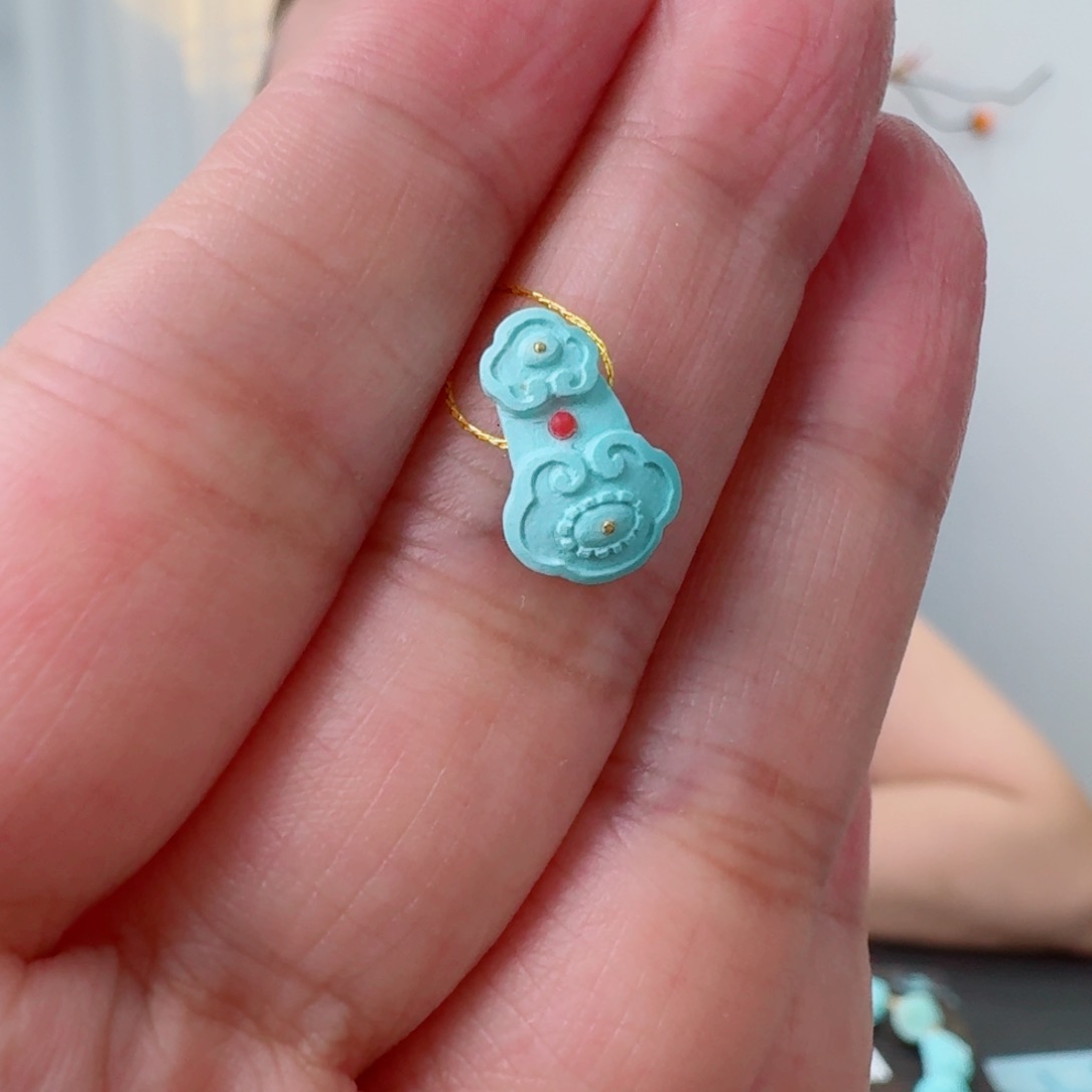 未镶嵌绿松石珠宝奇石