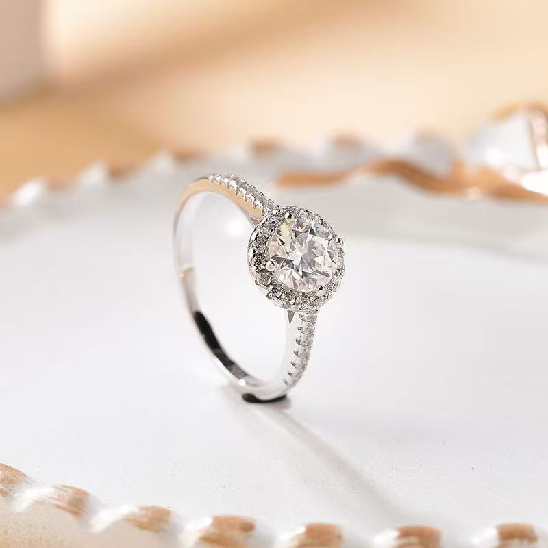  【比利之星】BLZX-高端奢华定制  公主圆包  戒指50分