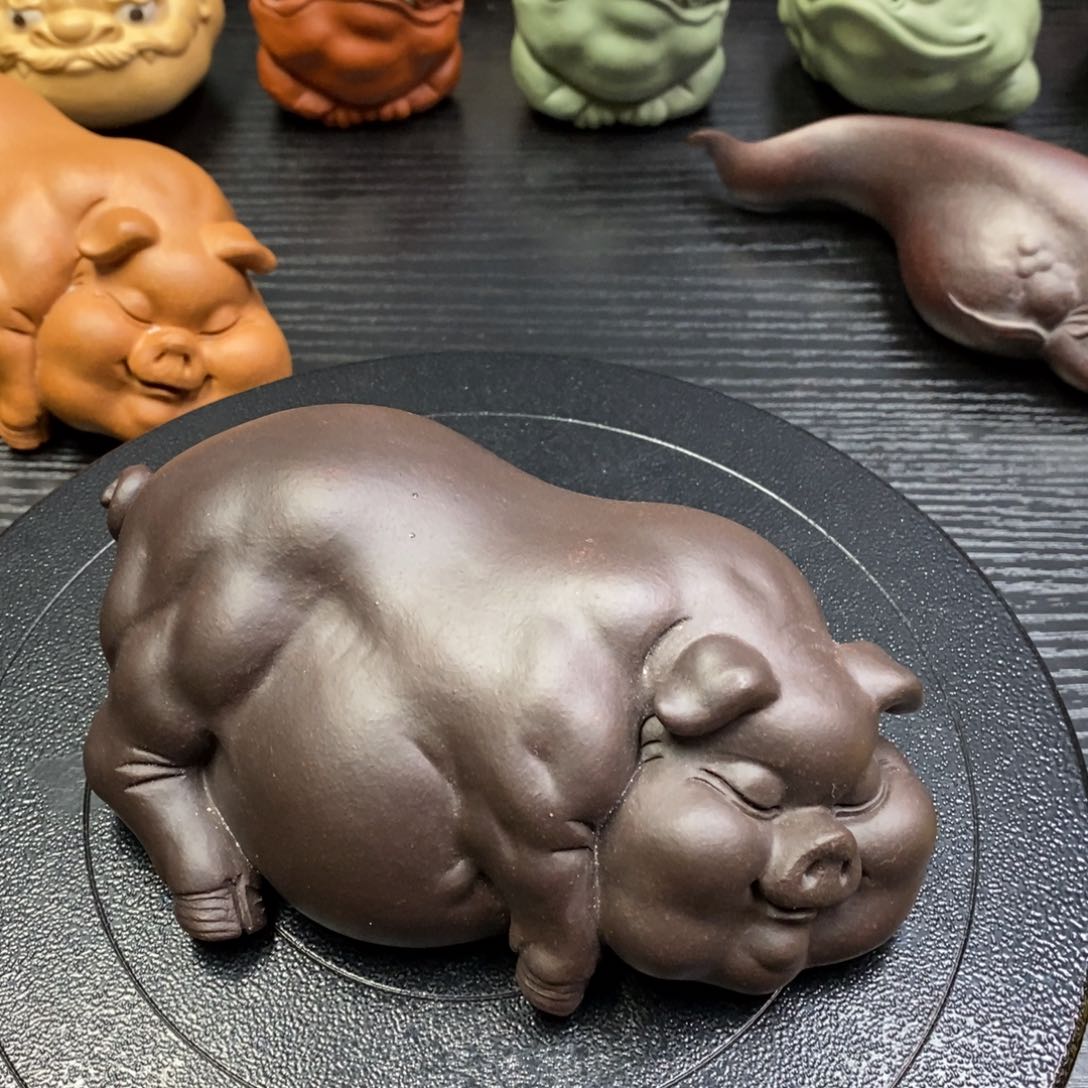 【闪购商品】紫砂茶宠吃饱就睡 李建伟