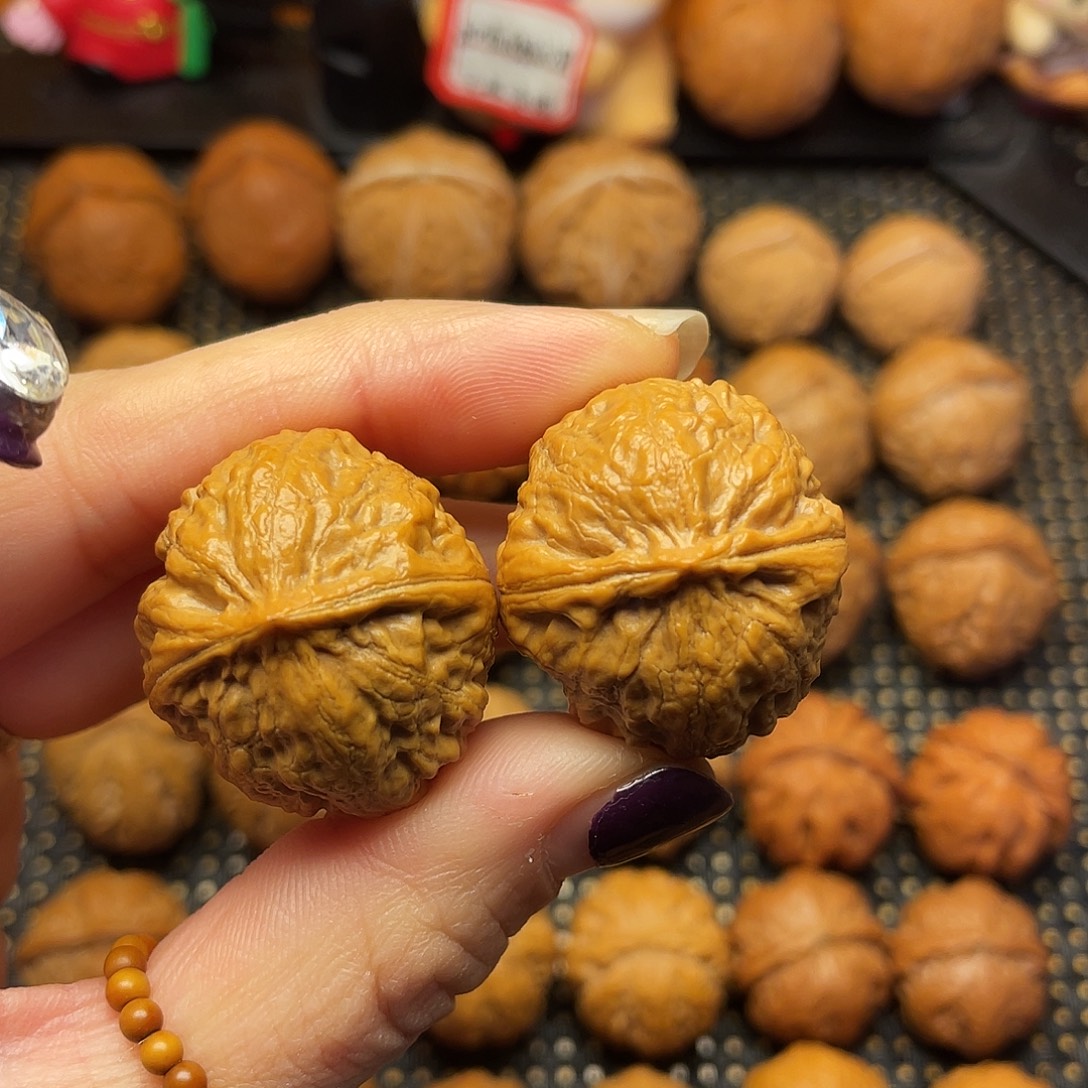 吊坠文玩核桃30尺全品木鱼元宝0001