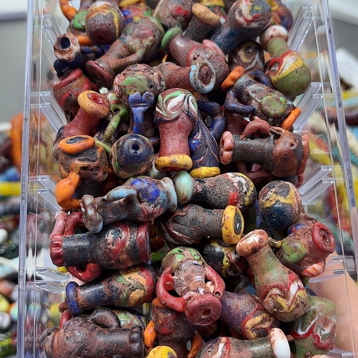 琉璃颈饰琉璃琉璃