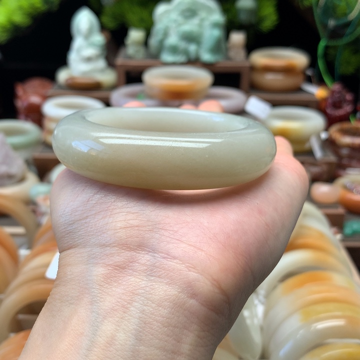 查罗石合金手镯（开口镯）54.3