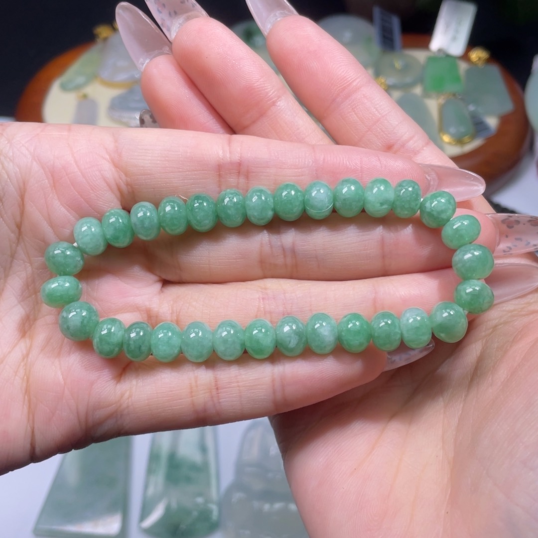 翡翠手串未镶嵌手串