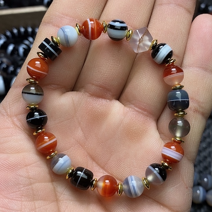 玛瑙/玉髓手链未镶嵌