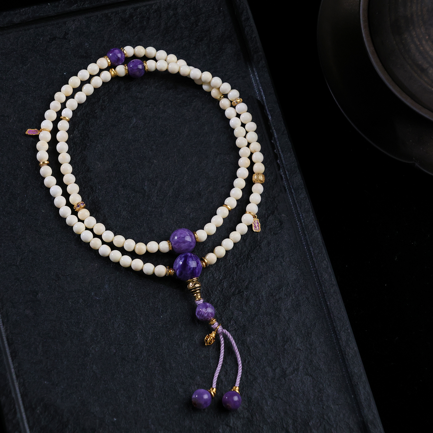 【思嘉】月白・紫龙晶MM双用链 | 多样性发一 AA0418 