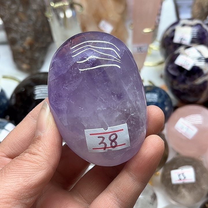 紫晶178克紫水晶把玩未镶嵌