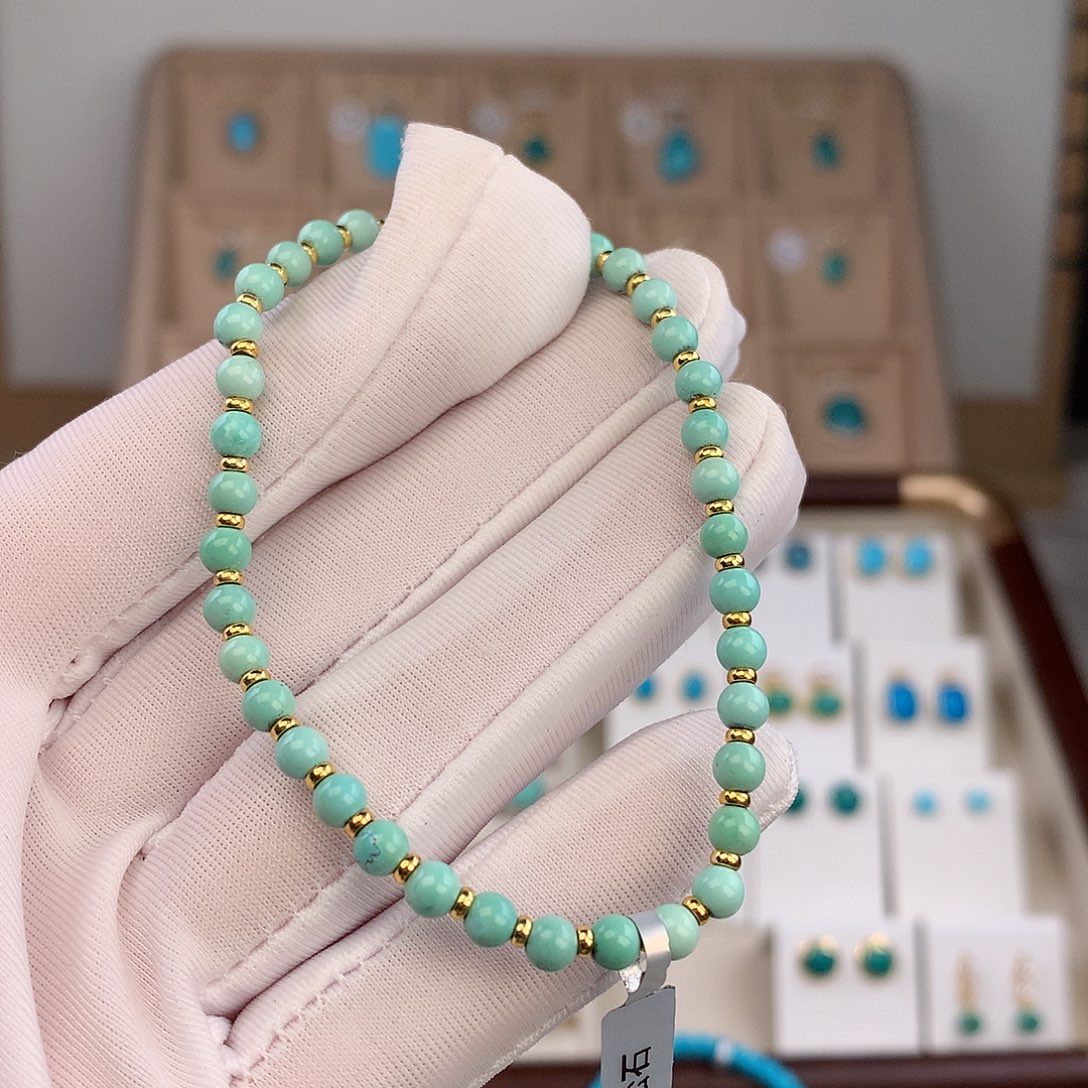 绿松石未镶嵌手链