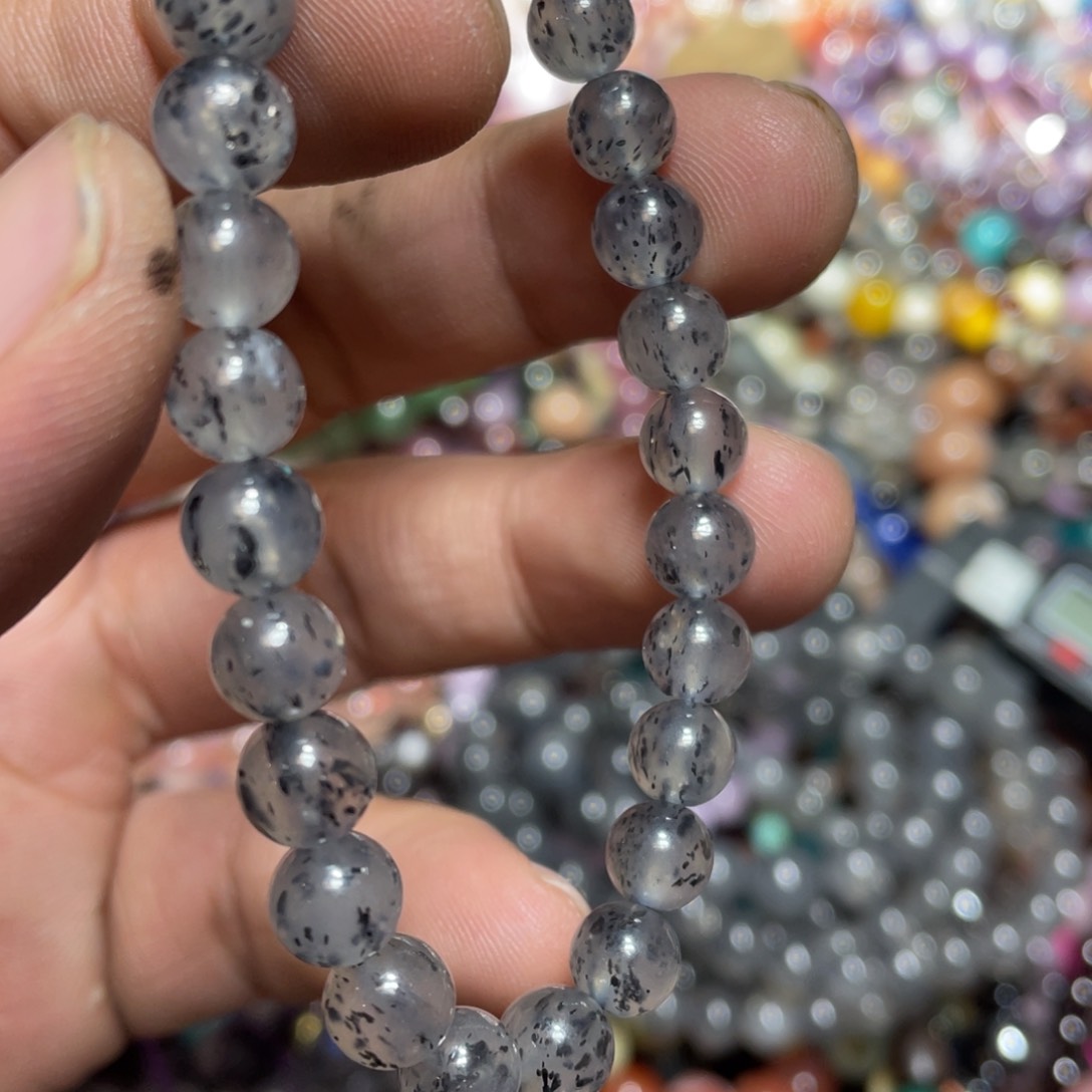 紫晶颈饰银S800镀金镶嵌