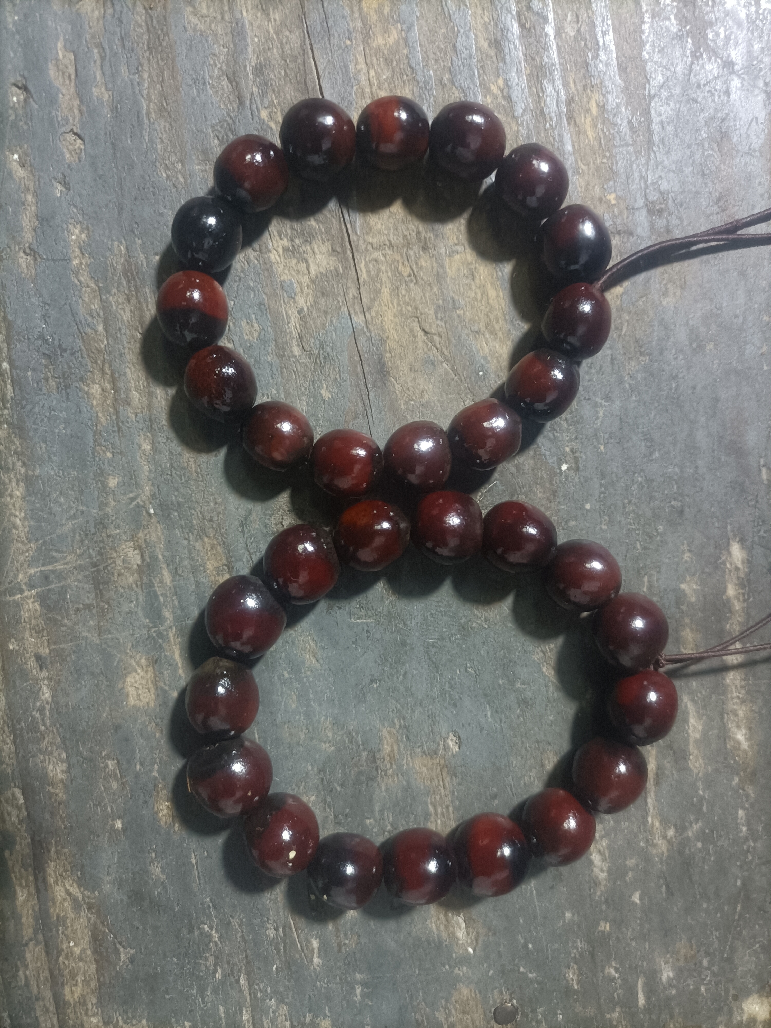 非金属木质手链 贵州高山无患子手串12mm一13mm（16颗）黑色