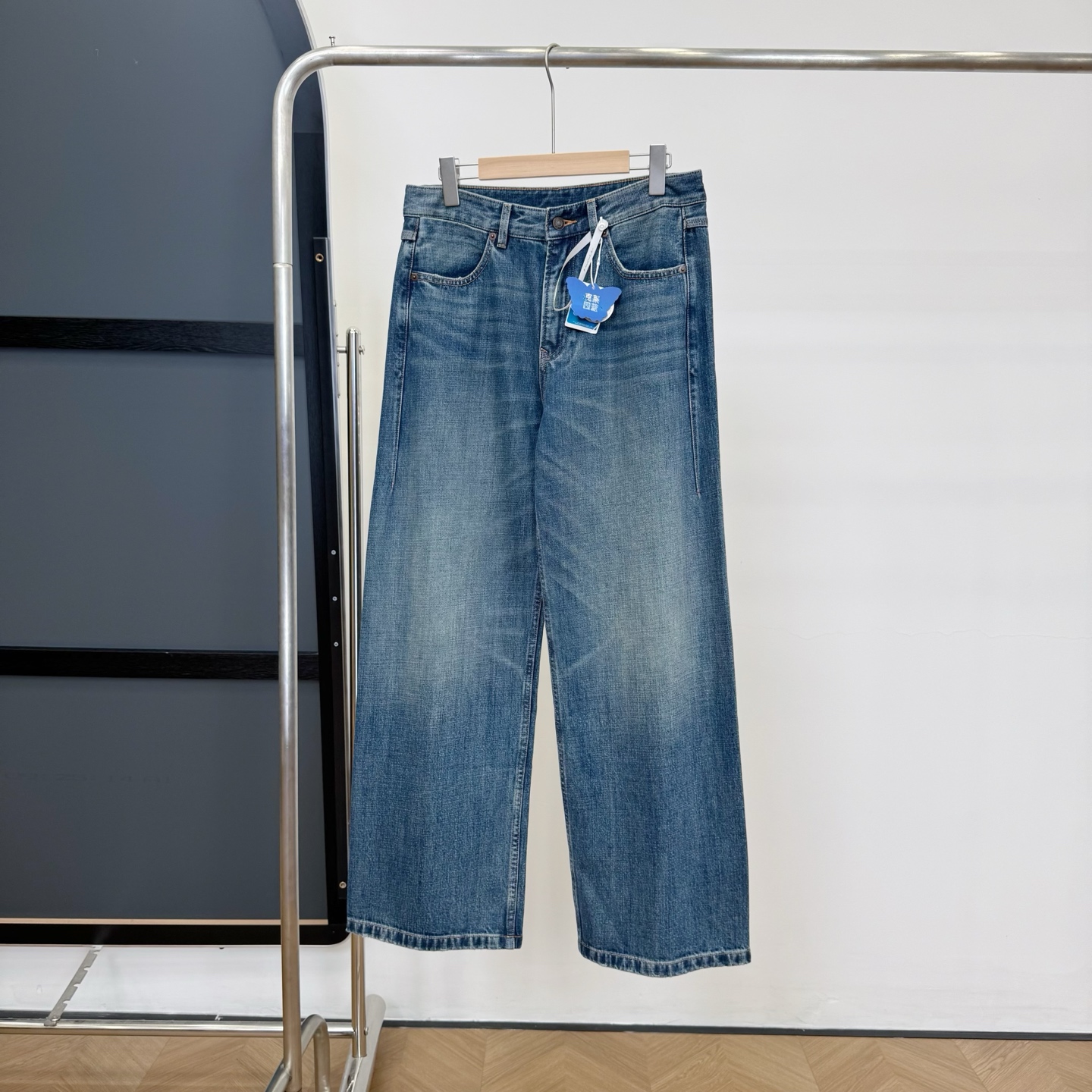 【黑标进口系列】P-8352「强推！土耳其一片式马拉拉！立裁」直筒牛仔裤