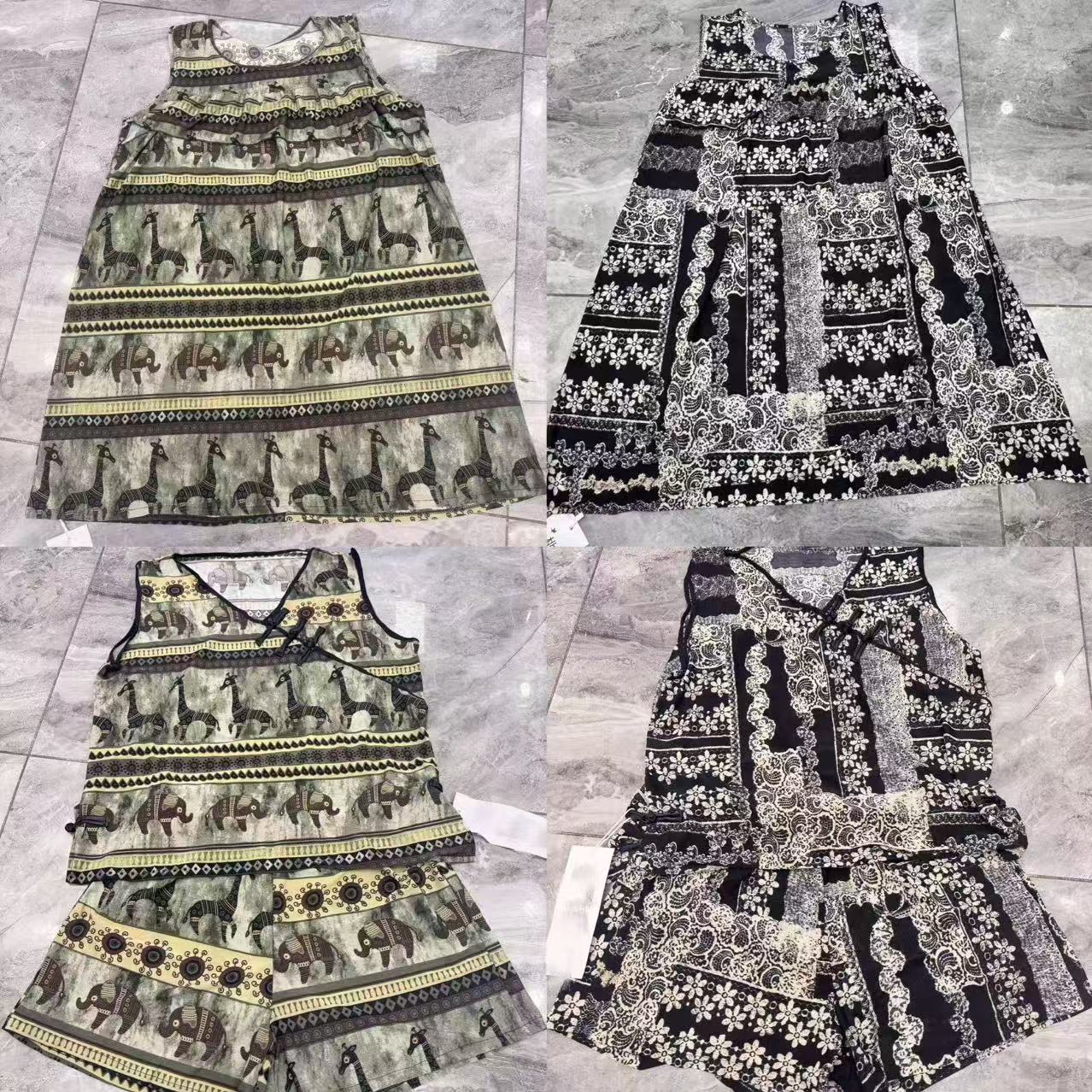 【彤彤家】2533#2541#（可选）透气网眼图案睡裙、套装L/857