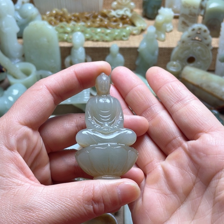 和田玉未镶嵌颈饰【***】