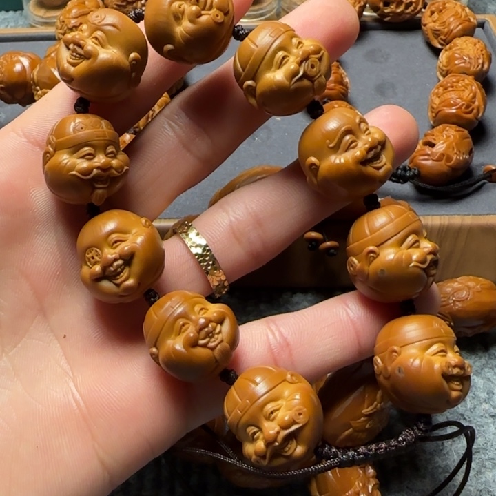 橄榄核手串/手链财神头