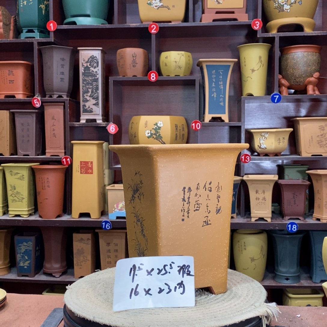 紫砂艺术紫砂花盆