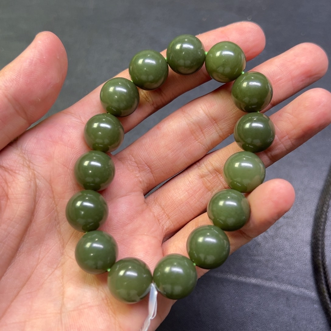 和田玉未镶嵌颈饰多样性新疆沙枣青Ａ➕级卡14货头