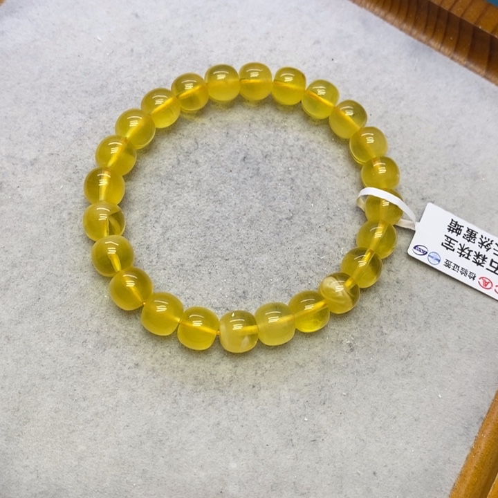 蜜蜡裸石未镶嵌手串