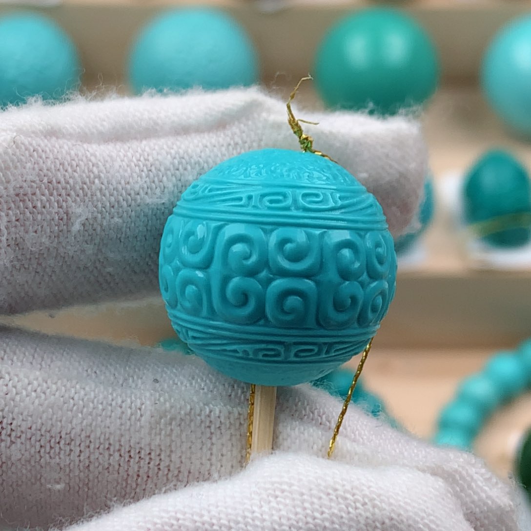 未镶嵌绿松石珠宝奇石