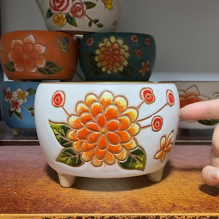 外13内11.5高10左右，纯手工制作，一单包邮