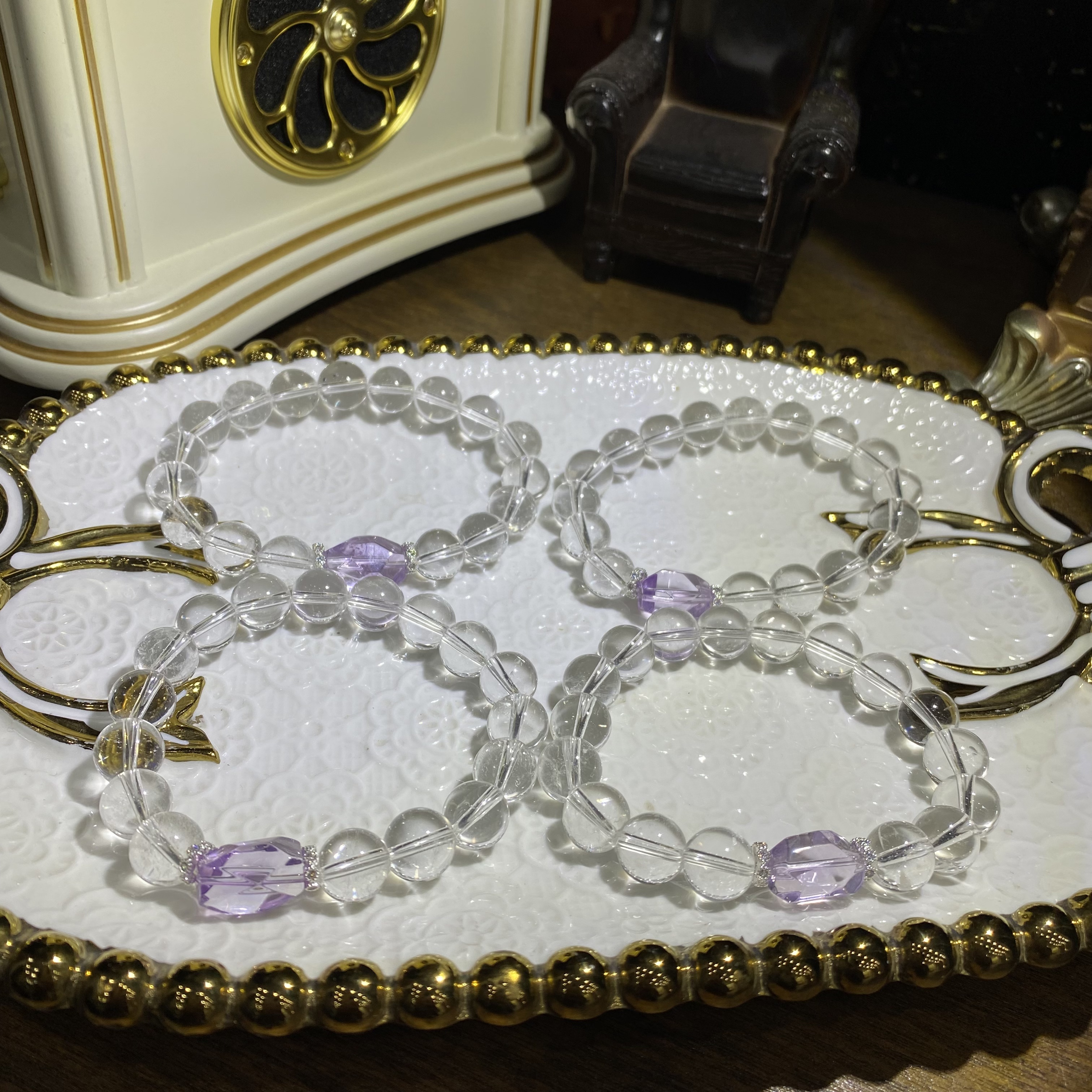 D123-天然白水晶手串设计款-多样性发其一