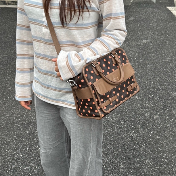 95新 LOEWE/罗意威 波点亚马逊单肩包