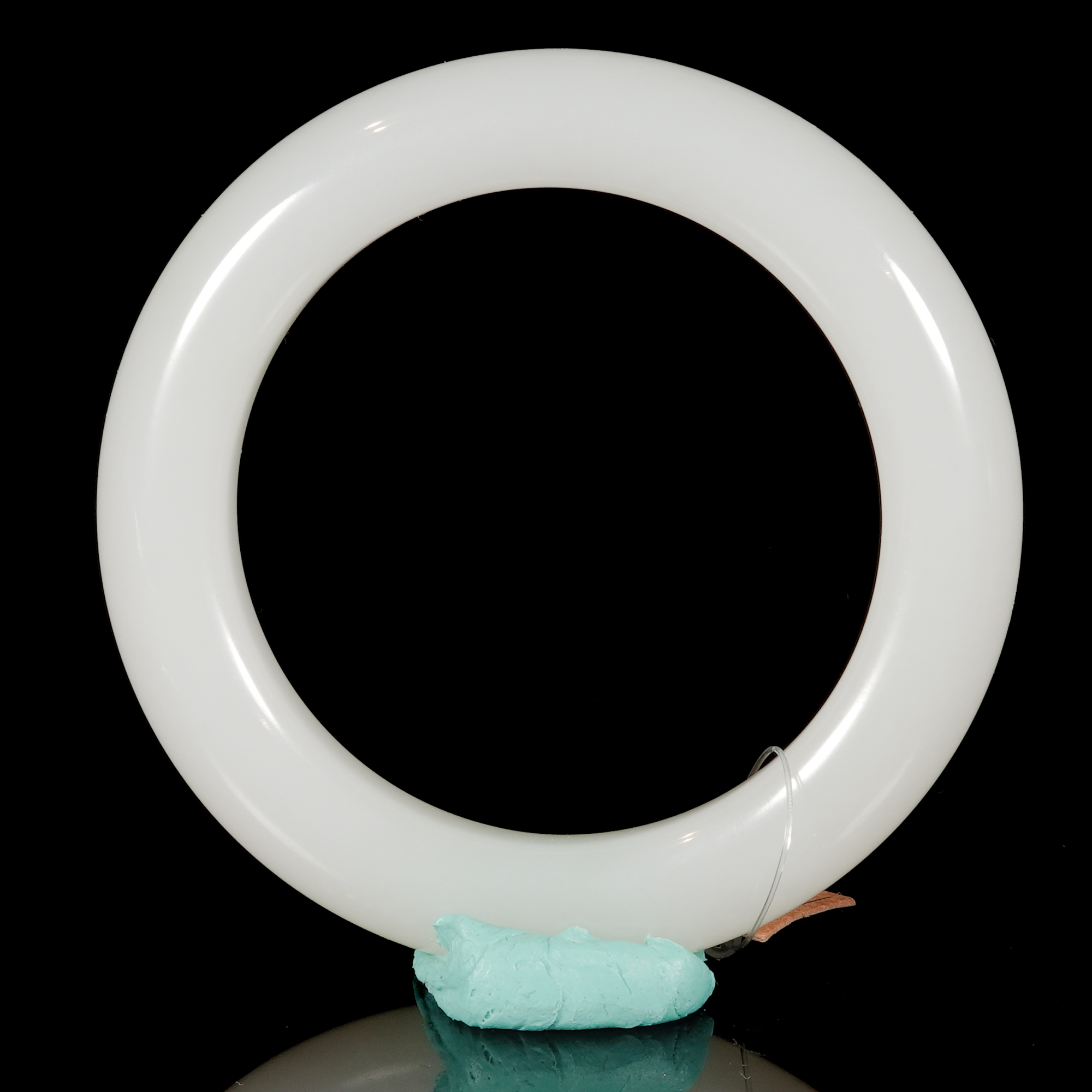 LOT.043羊脂白玉手镯/X2085