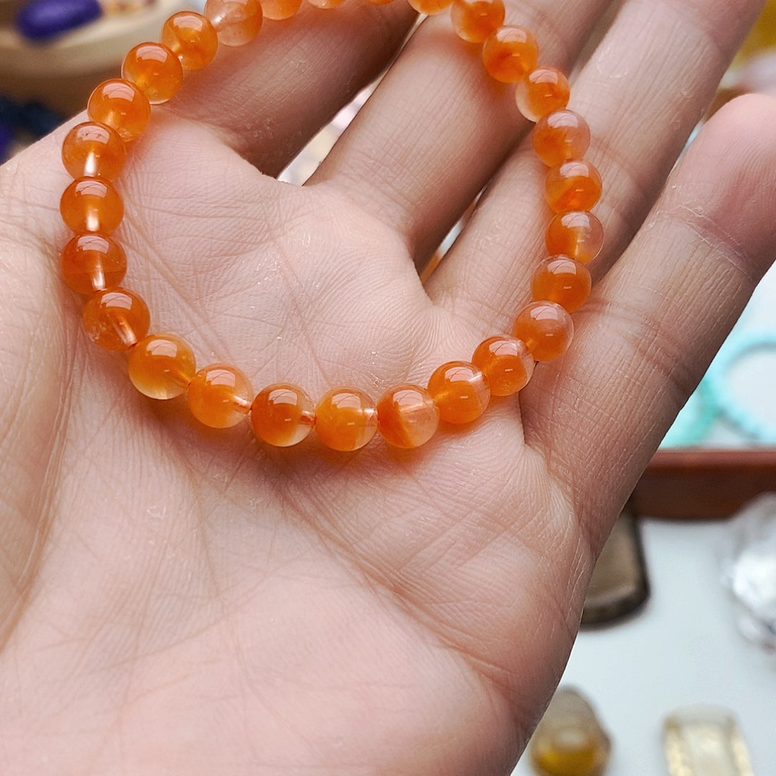 水晶手串未镶嵌天然