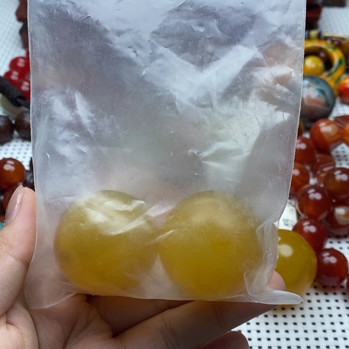 富***竹玛瑙/玉髓未镶嵌颈饰