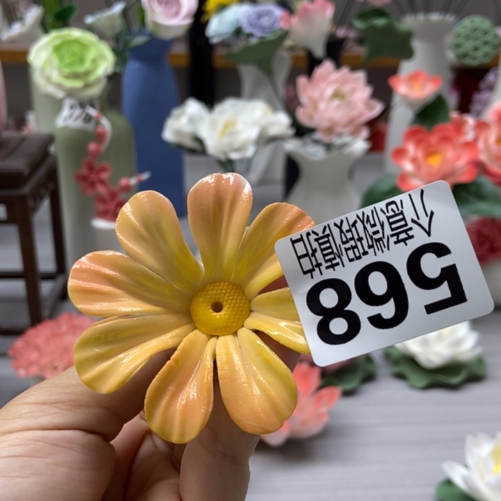 陶瓷手工制作陶瓷花