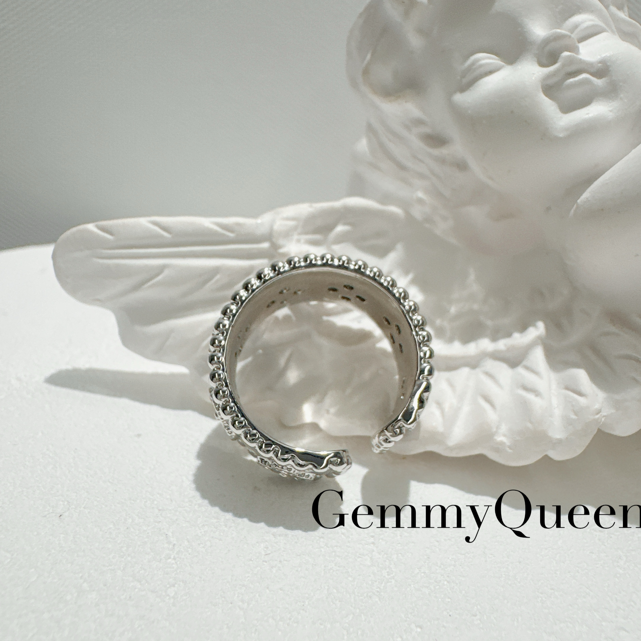 铜合金合成锆石戒指 GemmyQueen高定戒指GQ00931