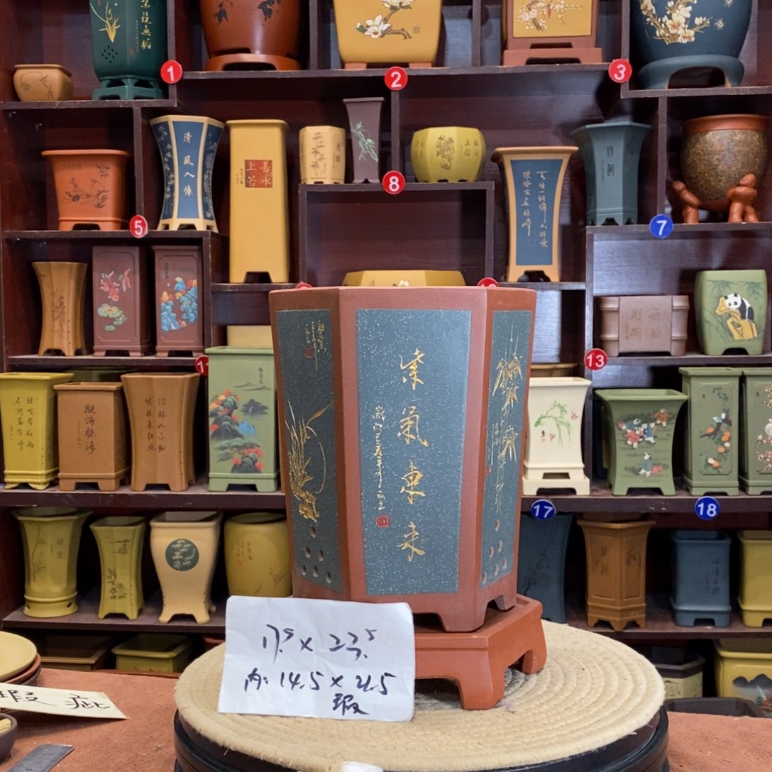 紫砂花盆紫砂艺术