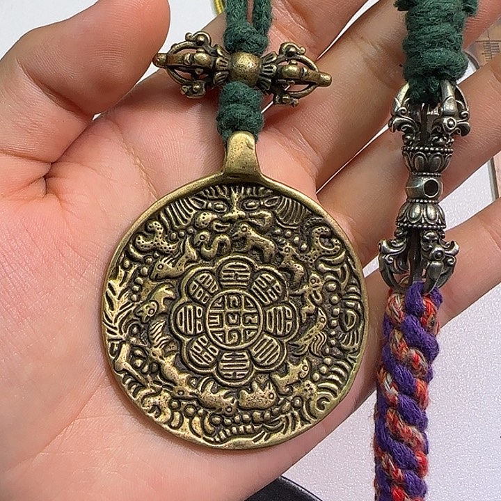 三***宝手串/手链核桃藏传工艺品九宫八卦