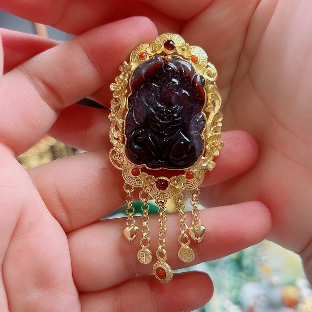 戒指/指环青金石未镶嵌?*儿国风