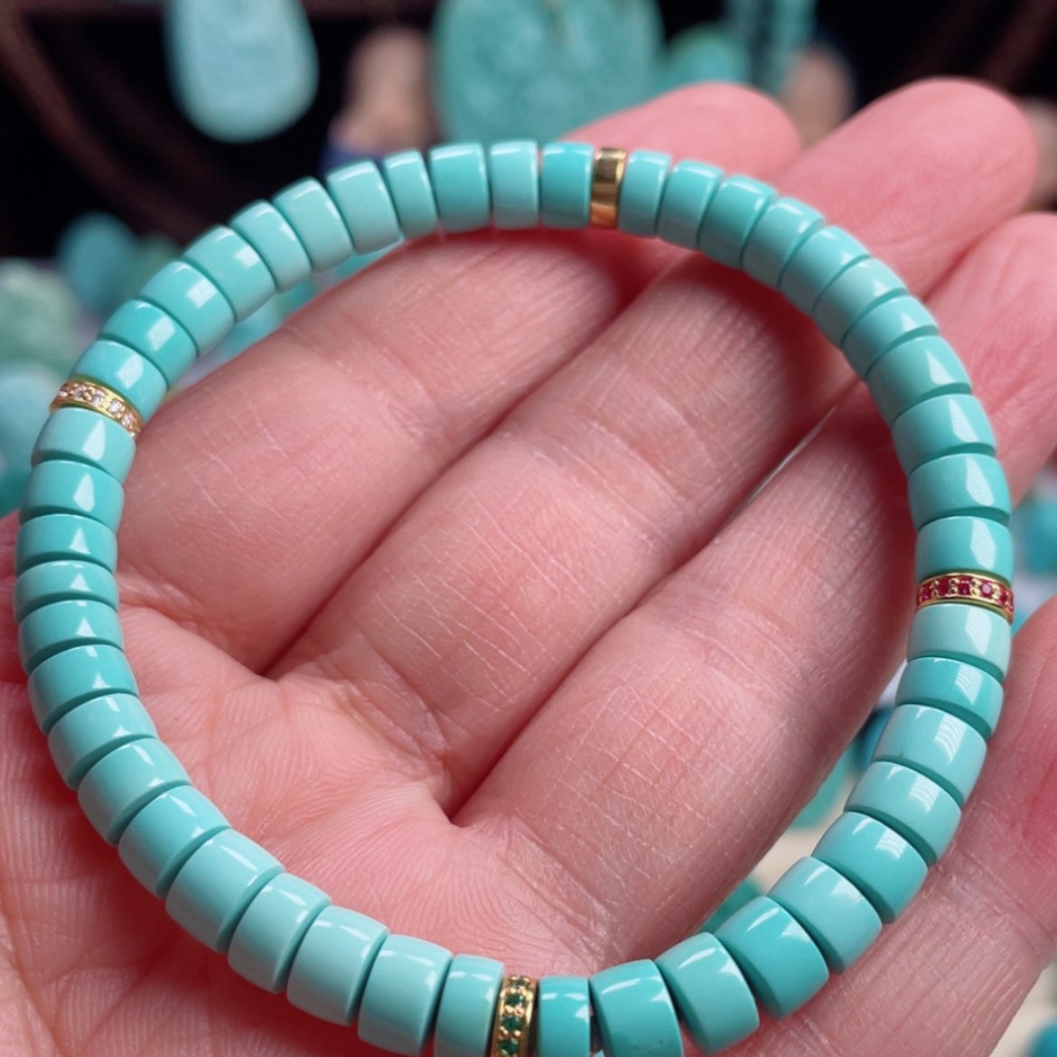 【闪购商品】绿松石吊坠(不含链)未镶嵌