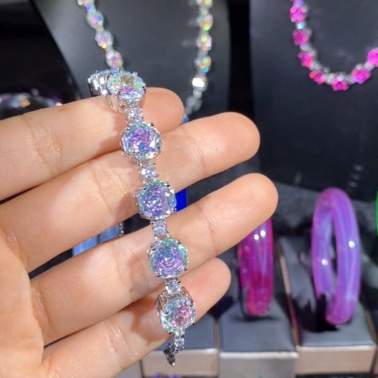 戒指银S925镶嵌红宝石