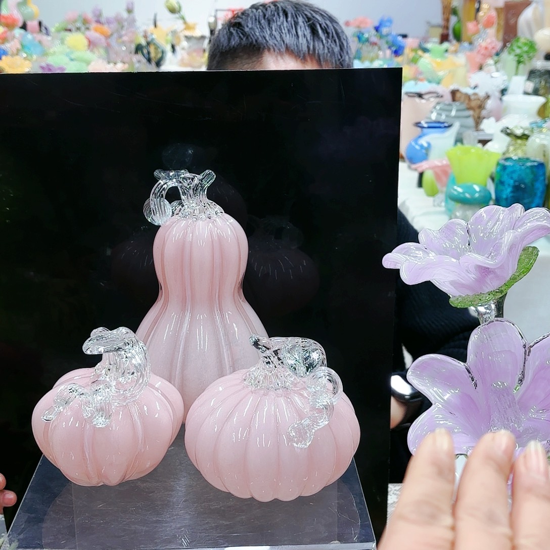 福利不退不换琉璃花瓶艺术品
