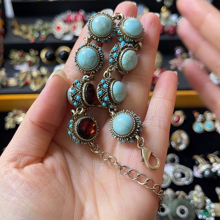 琉璃纯铜合金好看的手链