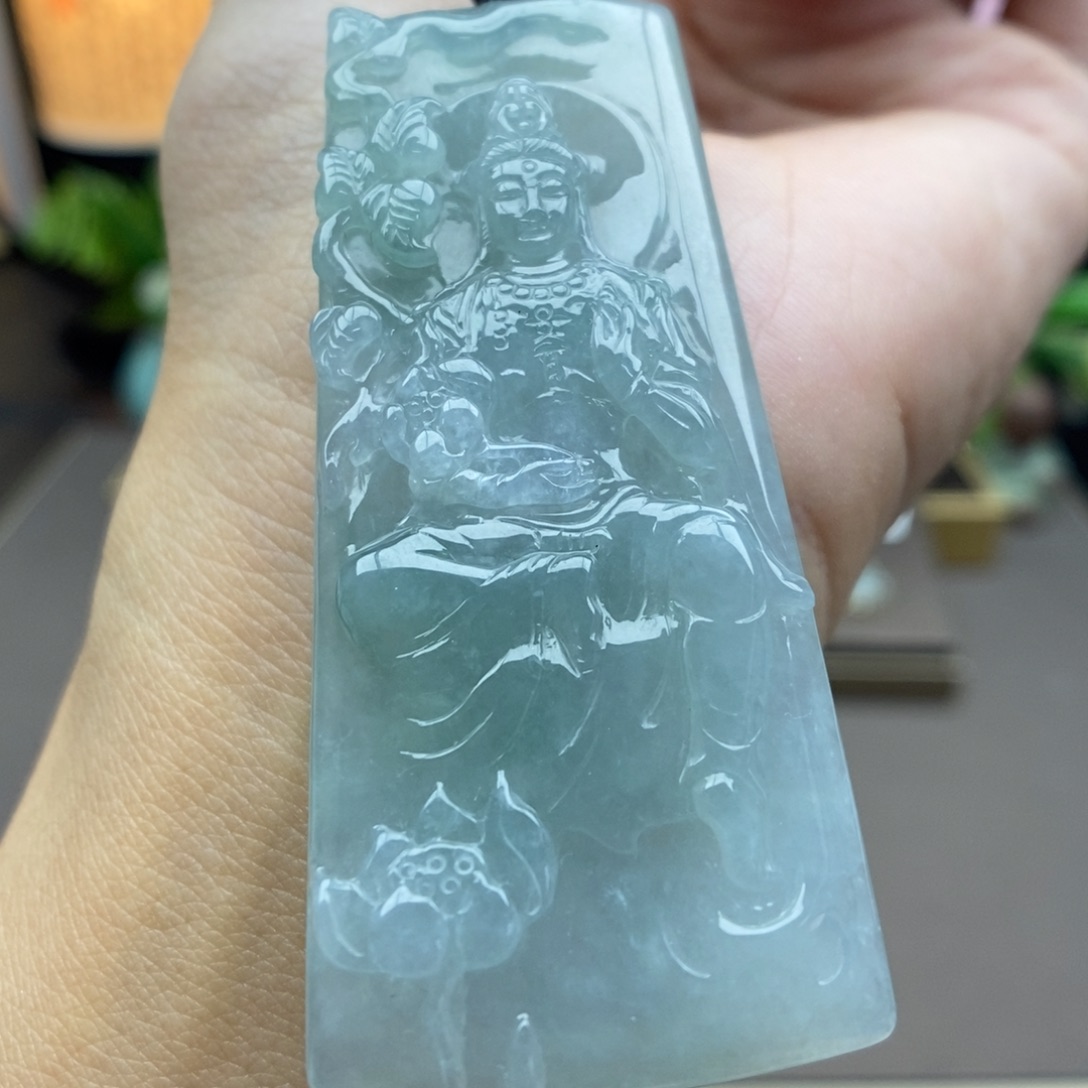 翡翠未镶嵌颈饰吊坠74