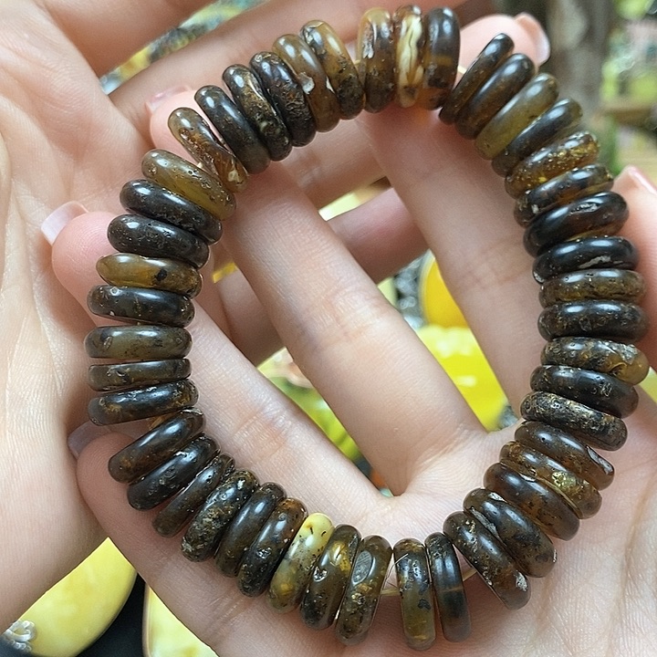 未镶嵌琥珀手链手串