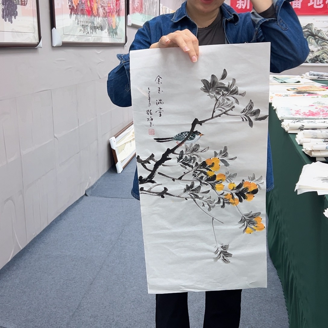 国画宣纸国画纯手绘作品