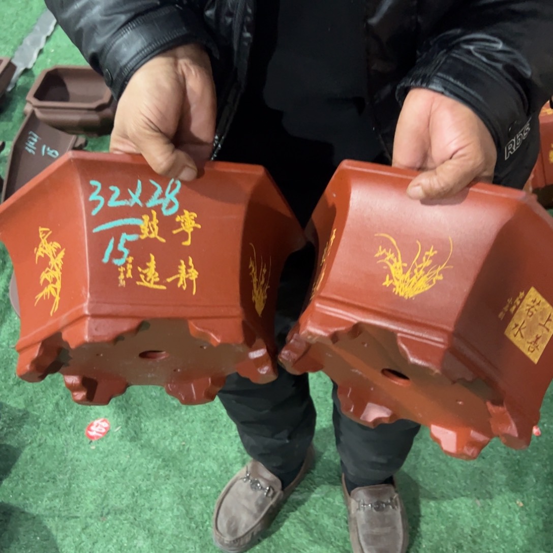 紫砂花盆紫砂花盆