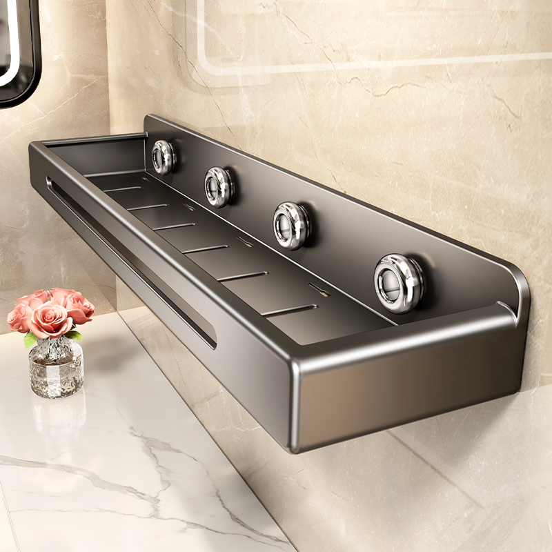 浴室隐形免打孔墙上壁挂神器洗漱台卫生间浴巾架卫生间毛巾架