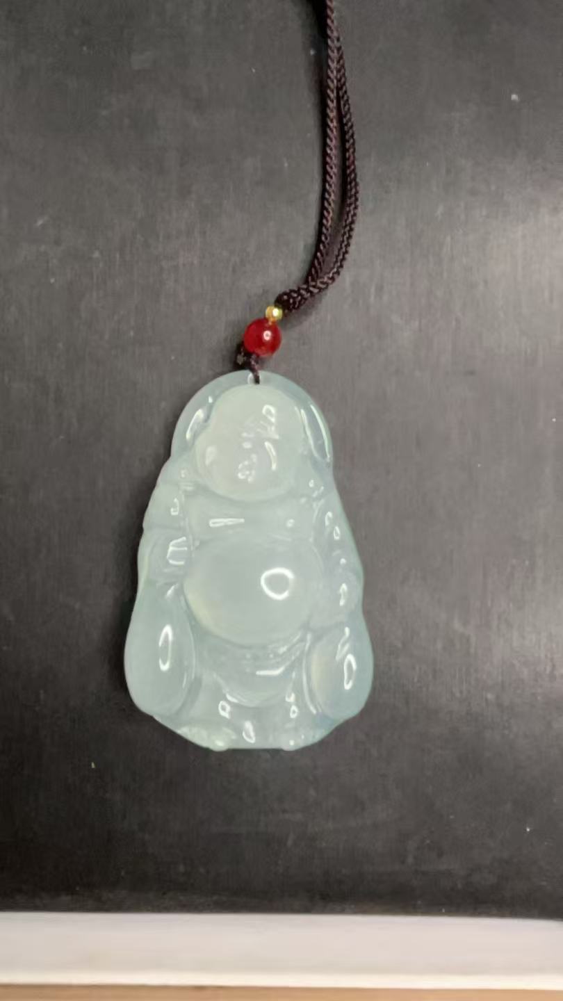 075老二甄选精美布袋佛站佛笑佛气质百搭女友送妈妈生日礼物